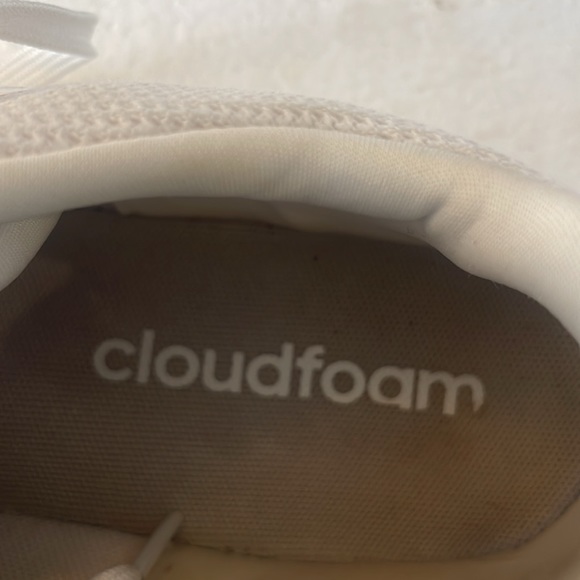 Adidas cloudfoam athletic running shoes sneakers white pink women’s size… - Picture 8 of 10